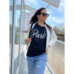 T-krekls "Paris" - melns