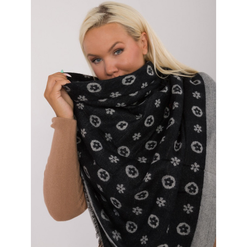   Lakats (20% vilna) 148*148 cm - melns
