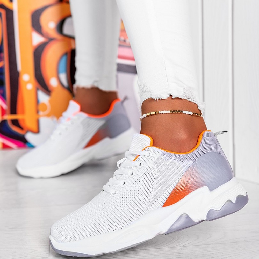 Sporta apavi pelēki / oranži Sporta apavi pelēki / oranži
