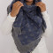   Lakats (20% vilna) 148*148 cm - zils