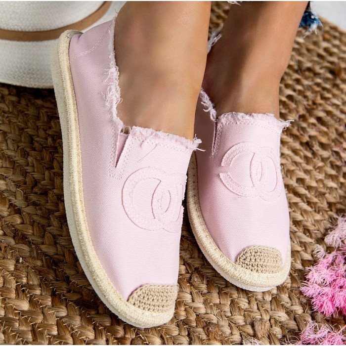 Espadrilles apavi - rozā