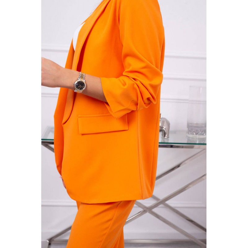 Elegants kostīms: bleizers un bikses "Be Unique" - oranžs