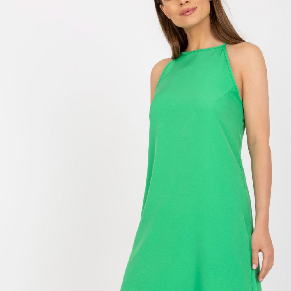   Trapecveida kleita - zaļa