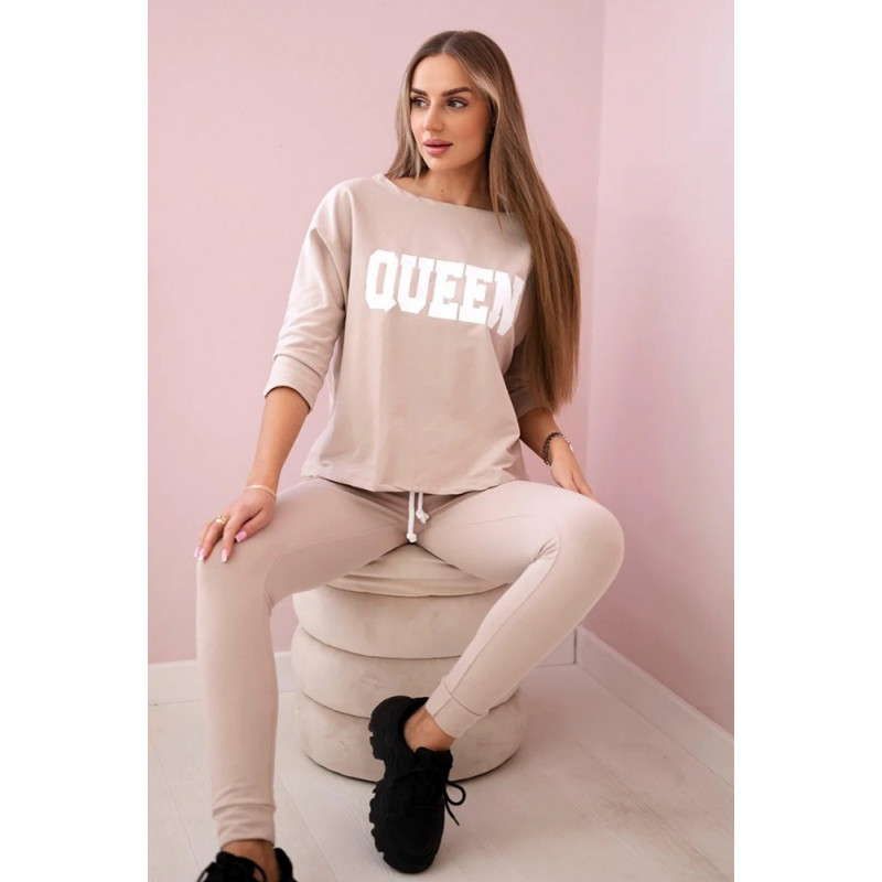 Kostīms "QUEEN" - bēšs