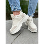 Bēšas platformas botas Bēšas platformas botas