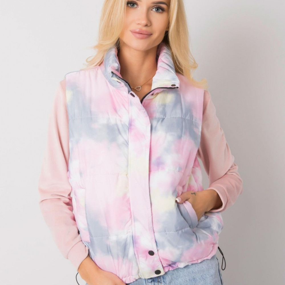  Veste pelēka / rozā