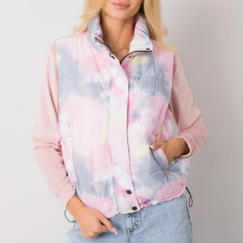  Veste pelēka / rozā