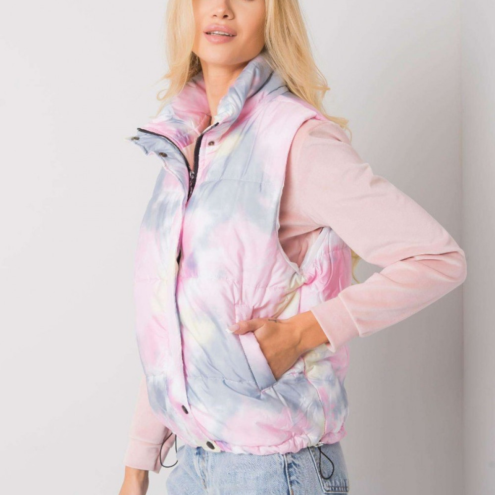  Veste pelēka / rozā