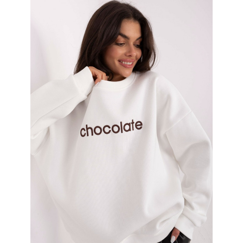  Svītšots "CHOCOLATE" - balts